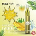 YUOTO MINI BAR DISPOSABLE VAPE KIT 1200 PUFFS BANANA ICE