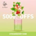 ELF BAR 5000 PUFFS DISPOSABLE VAPE IN UAE Strawberry Kiwi