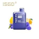 ISGO NEW YORK 8000 PUFFS BEST DISPOSABLE IN UAE Blue raspberry lemon