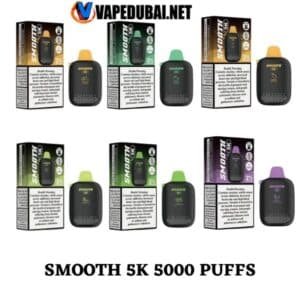 SMOOTH 5K 5000PUFFS BEST DISPOSABLE IN UAE