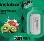INSTABAR 5000 PUFFS DISPOSABLE VAPE IN UAE STRAWBERRY KIWI