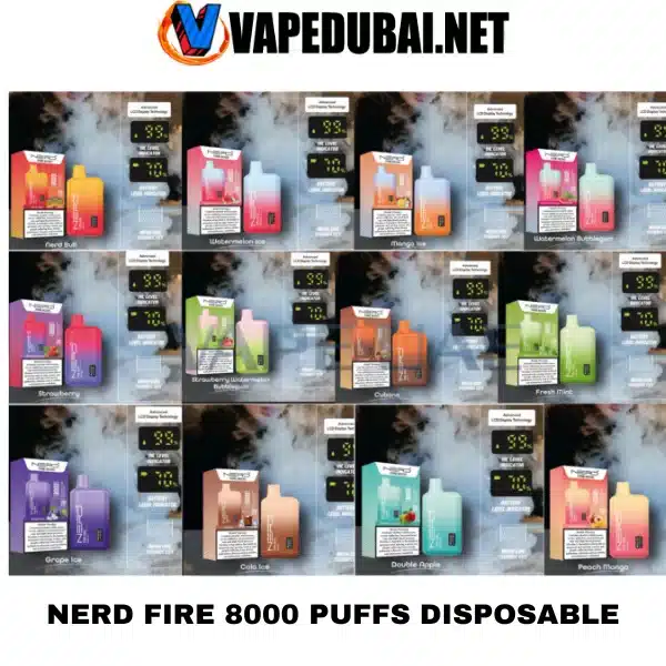 Nerd Fire 8000 Puffs Disposable Vape