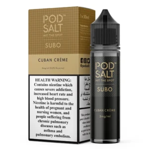 Pod Salt Subo Cuban Creme